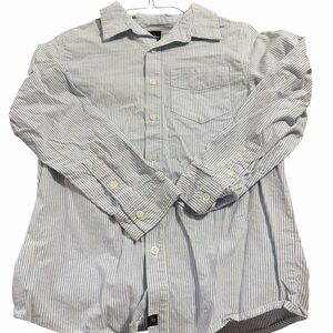 art class Kids Blue Striped Button Down Shirt